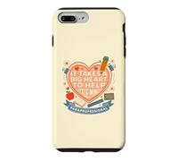 Para Professional Big Heart Little Minds Support pour étudiant Coque pour iPhone 7 Plus/8 Plus
