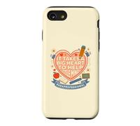 Para Professional Big Heart Little Minds Support pour étudiant Coque pour iPhone SE (2020) / 7/8