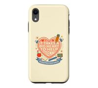 Para Professional Big Heart Little Minds Support pour étudiant Coque pour iPhone XR
