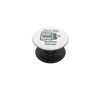 Parabolas drôles pour bébé Formule quadratique mathématiques Professeur PopSockets PopGrip Adhésif