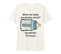 Parabolas drôles pour bébé Formule quadratique mathématiques Professeur T-Shirt Haut de Gamme