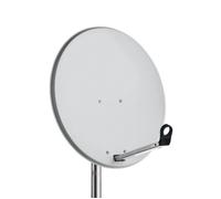 Parabole 65 cm - ZZZOOLIGHT - Servimat KMA6BP - Blanche - LNB2 inclus - Brides 8 mm