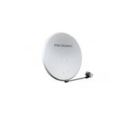 Metronic Parabole 498250 – 80 cm LNB universel Traitement anti-corrosion UHD 4K Blanc