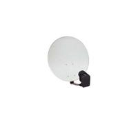 Parabole acier 60cm blanche avec lnb Servimat KL61