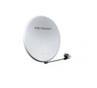 Parabole Athena acier diamètre 80 cm Calysta + LNB - blanche