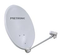 Parabole Eurasis acier 60 cm de diamètre + LNB - blanche