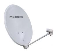 Parabole Eurasis acier 60 cm de diamètre + LNB - blanche