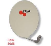 Parabole fibre Triax DAP 610 60cm crème gain 36DB Crème G