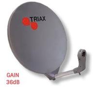 Parabole fibre Triax DAP 611 60cm Anthracite Gain 36DB Anthracite G