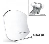 Parabole Multisatellite - CAHORS - BISAT G2 - 2 LNB Single - Support 6° - Multi Réception Satellite