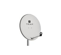 triax parabole satellite acier 65cm avec système clicon idéal astra eutelsat Gris