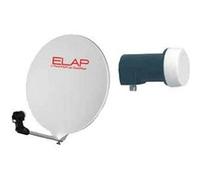 Antenne Satellite Ø 70 Cm Composite Avec Lnb Universel Single - Elap 700018
