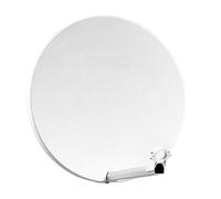 Parabole Satellite Fibre Composite Blanche 60cm + Brides INOX Anti Corrosion