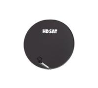 Parabole satellite fibre composite gris anthracite 75cm BRIDES INOX Anti Corrosion