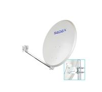 Parabole satellite - Quick - 80 cm - Acier électrozingué - 1 sortie - Usage extérieur