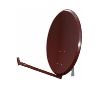 Parabole Televes - 793304 - Antenne parabolique en aluminium Easy-Line 800 73 x 79 cm - Rouge brique : RAL 8012