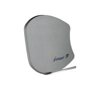 Parabole - VISIOSAT - 0 145 016 BISAT - Gain 37.5 dB - Installation sur mât - Couleur Gris