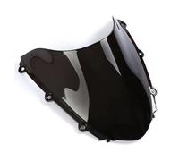 Parabrezza Deflettore pour CBR 1000 RR 2004 2005 2006 2007 Moto Pare-Brise Noir À Double Bulle Pare-Brise ABS