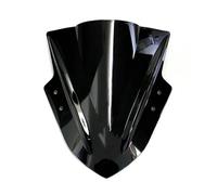Parabrezza Deflettore pour Kawasaki pour Ninja 250 300 2013 2014 2016-2017 Pare-Brise De Moto Noir/Transparent(Black)