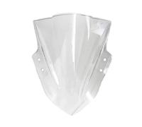 Parabrezza Deflettore pour Kawasaki pour Ninja 250 300 2013 2014 2016-2017 Pare-Brise De Moto Noir/Transparent(Transparent)