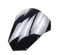 Parabrise moto double bulle pare-brise pour Yamaha FZ6 2003-2008 2006 (bleu)