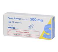 Paracétamol Sandoz® 500 mg Comprimé(S) 16 pc(s)