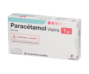 PARACETAMOL VIATRIS 1G COMRPIME Comprimé(S) 8 pc(s)
