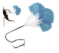 Parachute de course à pied | Parachute de course portable de 150 cm pour entraînement de vitesse, parapluie d'exercice de basket-ball, bandes de football, fitness puissance explosive