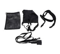 Parachute de natation professionnel, ensemble de ceintures d'entraînement de résistance à la natation, portables et sûrs, pour enfants et adultes (Noire)