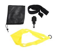 Parachute de natation professionnel, sûr et portable, ceinture d'entraînement de résistance pour enfants et adultes (Jaune)