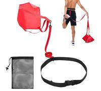 Parachute d'entraînement de natation - Système de ceinture de traction, accessoire d'exercice de vitesse | Équipement athlétique robuste de conditionnement de résistance à l'eau pour adultes et