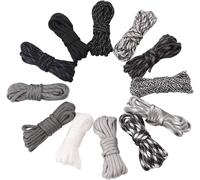 Parachute Rope, 12 Colors 3m Paracord 550 Multifunctional Type Iii Survival Rope Paracord Bracelet Random Combination Diy Kit 7 Strands Tent Rope (Multicolor