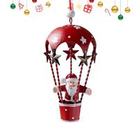 Parachute suspendu de Noël - Décor de bonhomme de neige du Père Noël, pendentif d'arbre festif | Symbole de pièces de célébration de la saison des fêtes, coffret cadeau d'ornement à suspendre nouveaut