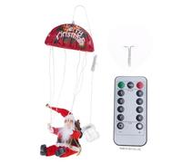 Parachutes de Père Noël étanches pour intérieur et extérieur avec ampoules LED lumineuses pour les atmosphères de festival (style B)