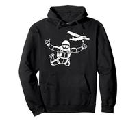 Parachutisme Art Graphic Skydive Sky Diving Hommes Femmes Sweat à Capuche