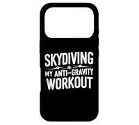 Parachutisme : Citation Amusante de Mon entraînement Anti-gravité Coque pour iPhone 17 Pro