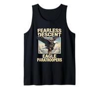 Parachutiste Eagle Heritage Military Veteran Patriot Pride Débardeur