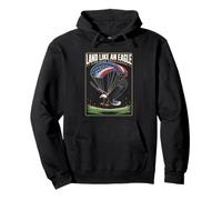 Parachutiste Eagle Heritage Military Veteran Patriot Pride Sweat à Capuche