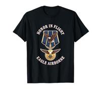 Parachutiste Eagle Heritage Military Veteran Patriot Pride T-Shirt