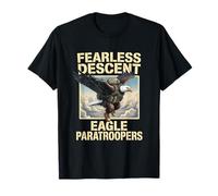 Parachutiste Eagle Heritage Military Veteran Patriot Pride T-Shirt
