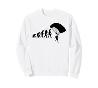 Parachutiste Evolution Parachute Saut Sport extrême Sweatshirt