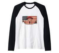 Parachutiste patriotique parachutiste drapeau américain parachutisme parachutisme Manche Raglan
