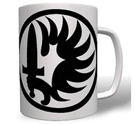 Parachutistes legion légion armée militaire armée parachutistes français unité emblème logo insigne parachutiste luftlande-tasse de café mug#16726