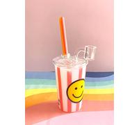 PARACITY Bong en verre épais de 20,3 cm - Petit tuyau de recyclage - 14,4 mm