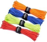 Paracord 4 Mm,4 Pieces 33ft Type Iii 7 Core Strands 100% Nylon Paracord,With Load Capacity Up To 250 Kg,Ideal For Camping And Outdoor Survival,132 Ft.[A82]