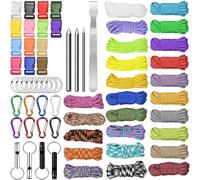 Paracord 550 Paracord Paracord Multifunctional Nylon Rope With Buckle And Sewing Needles For Bracelet Key Chain Camping Outdoor Sports