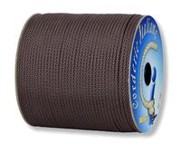 Paracord 550 Type III Snake Gris/Bordeaux 4 mm - 10 m, âme 7 Fils, 100% fabriqué en Italie 006101925 Corderie Italienne