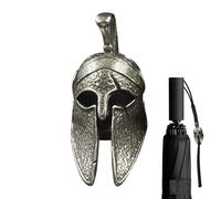Paracord Bead Helmet, Brass Classic Helmet Charm, Hand-Casted Ornaments Craft Accessory for Bracelet, Zipper, Projects, Silver Yellow, Sturdy Materials
