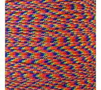 PARACORD PLANET 10, 25, 50, and 100 Foot Hanks of 425 Paracord (3mm) Made of 100% Nylon For Tactical, Crafting, Survival, General Use, and Much More!