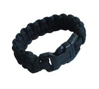 Paracord Planet Cobra Bracelet Paracorde Type III 7 brins Paracorde 550 Boucle en plastique à dégagement latéral (noir, 25,4 cm)